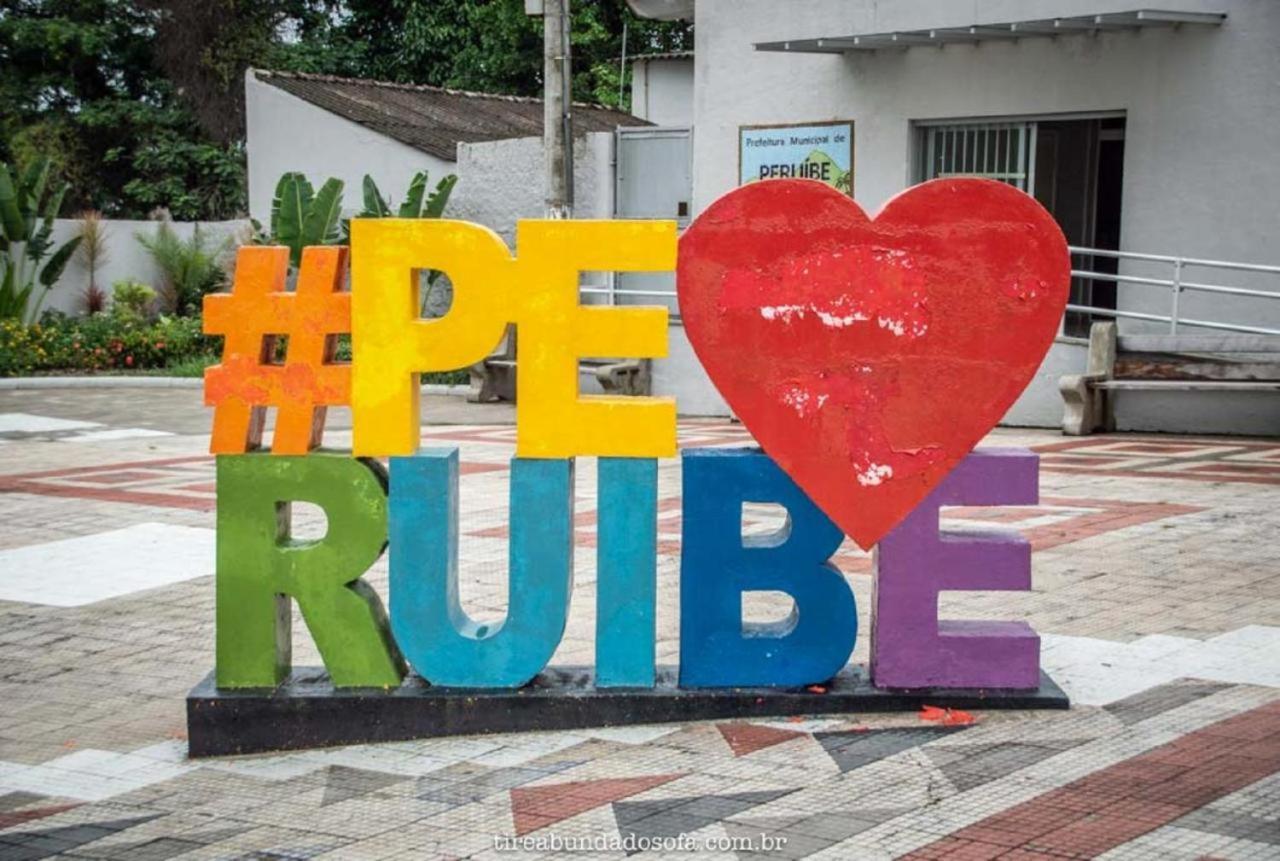 Apartamento Peruibe Pe Na Areia!!! Экстерьер фото